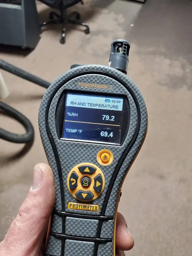 Moisture meter humidity assessment for Fire & Smoke Damage Restoration in Norton